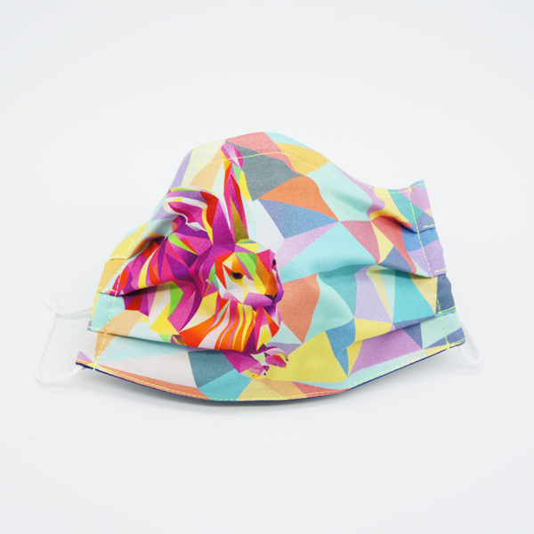 Behelfsmaske Mund-Nasenmaske Hans Hase pastell
