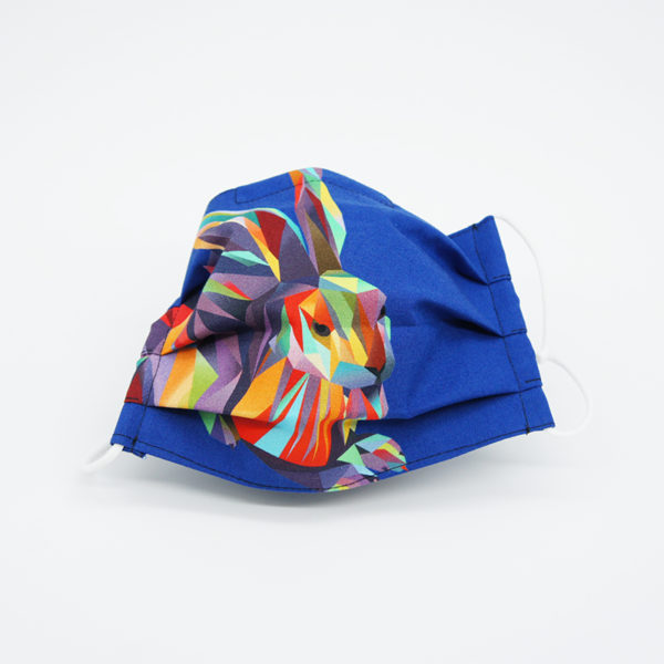 Behelfsmaske Mund-Nasenmaske Hans Hase blau