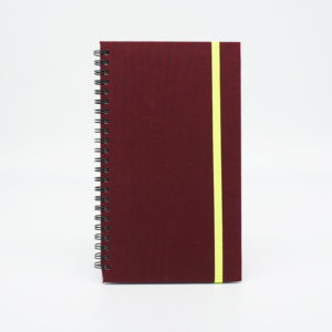 VINTAGE Notizbuch 60ies chic meets neon gelb
