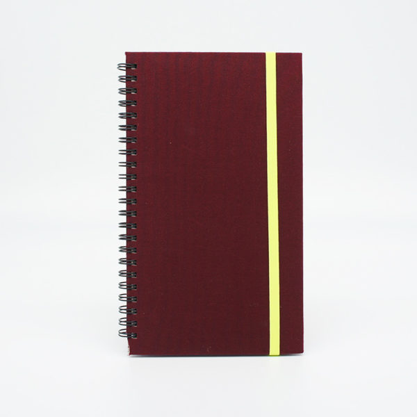 VINTAGE Notizbuch 60ies chic meets neon gelb