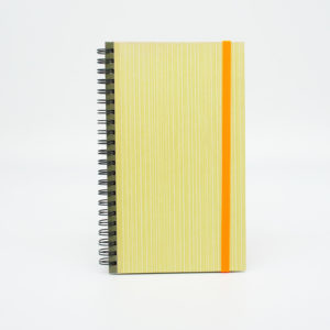 VINTAGE Notizbuch 60ies chic meets neon orange