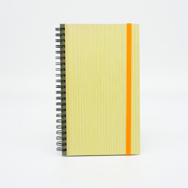 VINTAGE Notizbuch 60ies chic meets neon orange