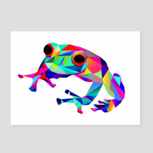 Bildkarte Freddy Frosch DIN A5