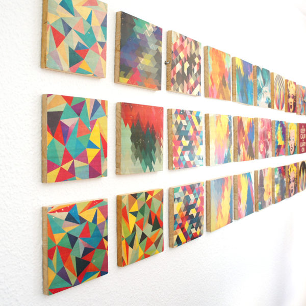Holzbild Grafikdesign Zack-Zack #8 – Bild 2