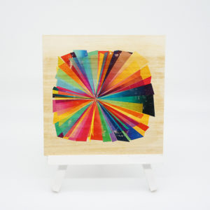 Holzbild Grafikdesign Farbfächer