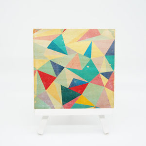 Holzbild Grafikdesign Kaleidoskop Nr. 3