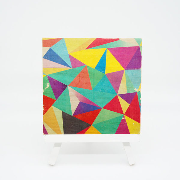 Holzbild Grafikdesign Kaleidoskop Nr. 5