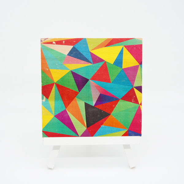 Holzbild Grafikdesign Kaleidoskop Nr. 7