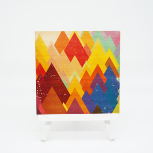Holzbild Grafikdesign Zack-Zack #4