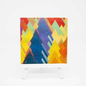 Holzbild Grafikdesign Zack-Zack #5