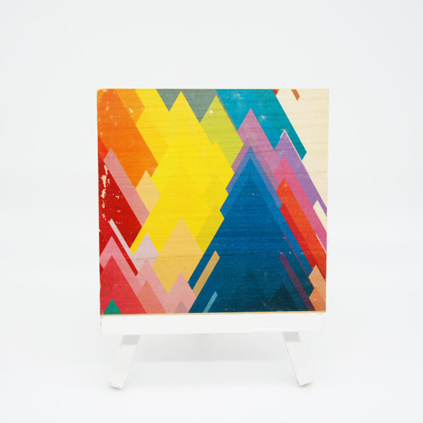 Holzbild Grafikdesign Zack-Zack #7