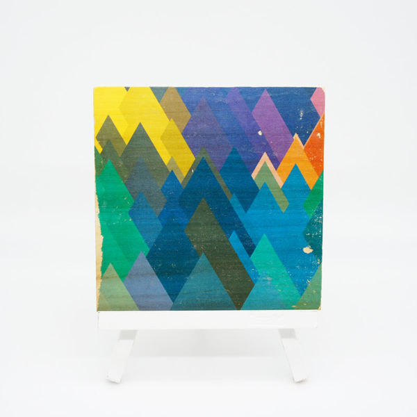Holzbild Grafikdesign Zack-Zack #9
