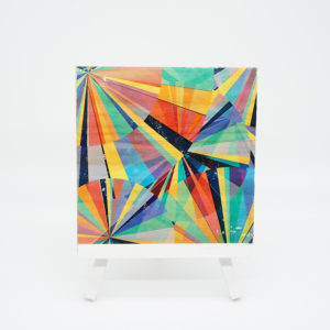 Holzbild Grafikdesign Wirbelwind 5