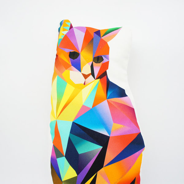 Kissen Karl Kater blau – Bild 3
