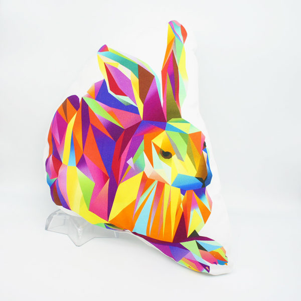 Kissen Hans Hase pink