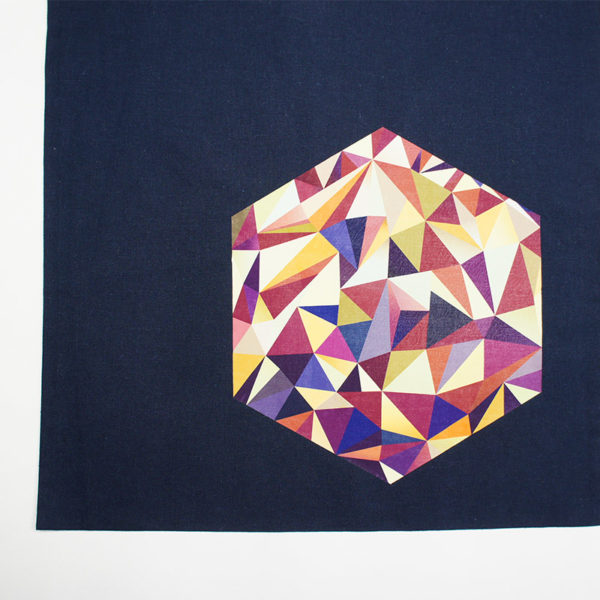 Tragetasche Hexagon dunkelblau #2 – Bild 2