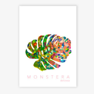 Grafikdruck Monstera #3