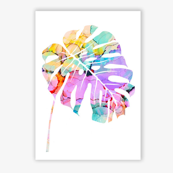 Grafikdruck Monstera #1