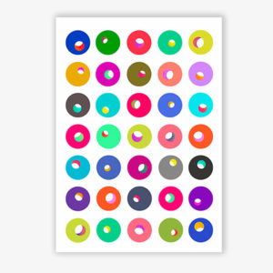 Grafikdruck Kugeln #2