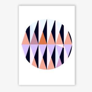 Grafikdruck Serie Zackenkreis 2