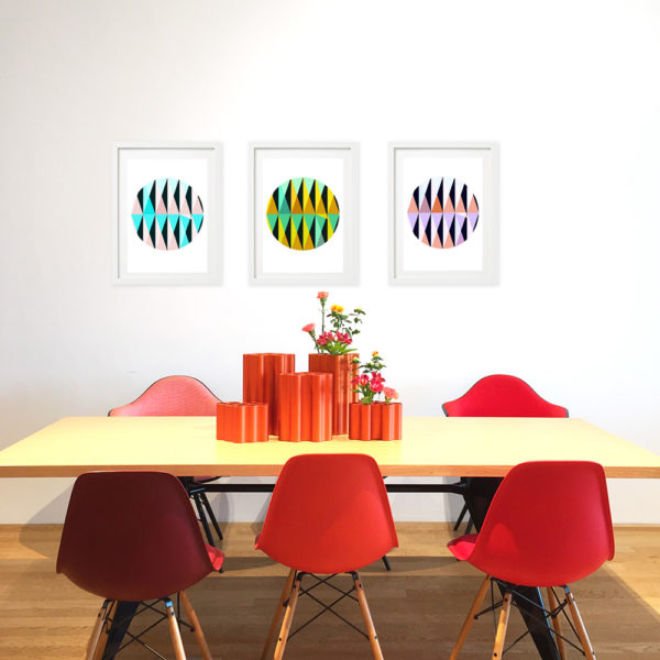 Grafikdruck Serie Zackenkreis 2 – Bild 2