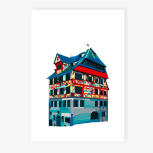 Grafikdruck Nürnberg Dürer Haus #2