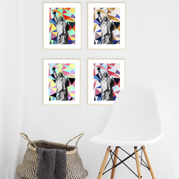 Grafikdruck NYC Miss Liberty No. 1 – Bild 2