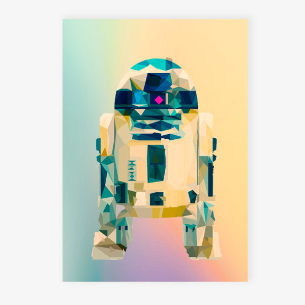 Grafikdruck R2D2 Print