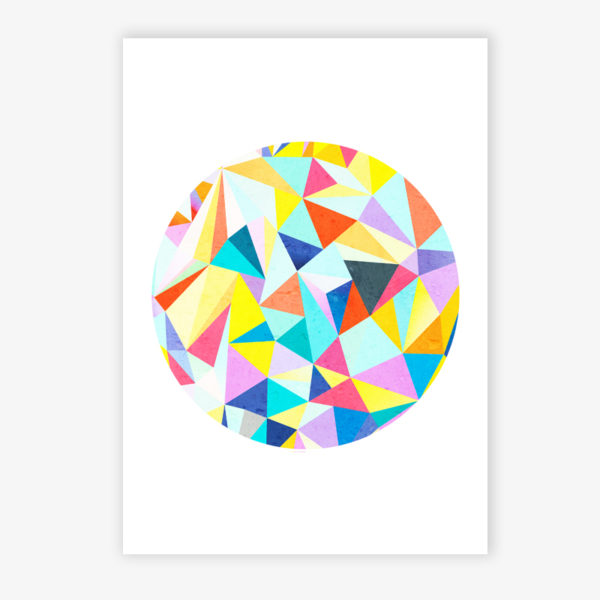 Grafikdruck Zackenscheibe 3