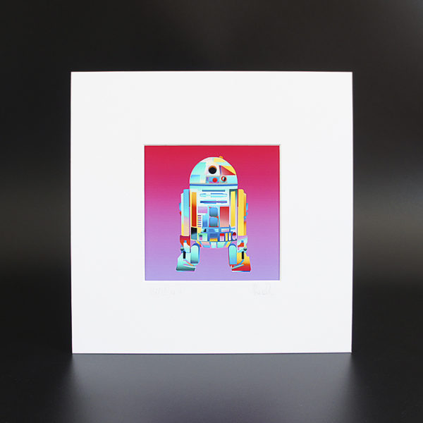 R2D2 - POP ART Druck Nr. 1 Unikat