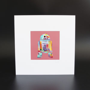 R2D2 - POP ART Druck Nr. 2 Unikat
