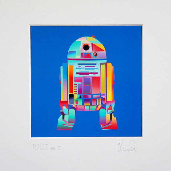 R2D2 - POP ART Bild Nr. 5 Unikat – Bild 5