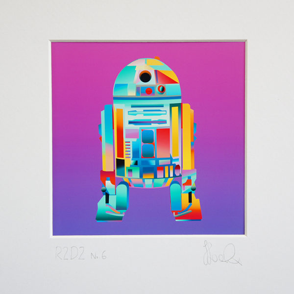 R2D2 - POP ART Druck Nr. 6 Unikat – Bild 2
