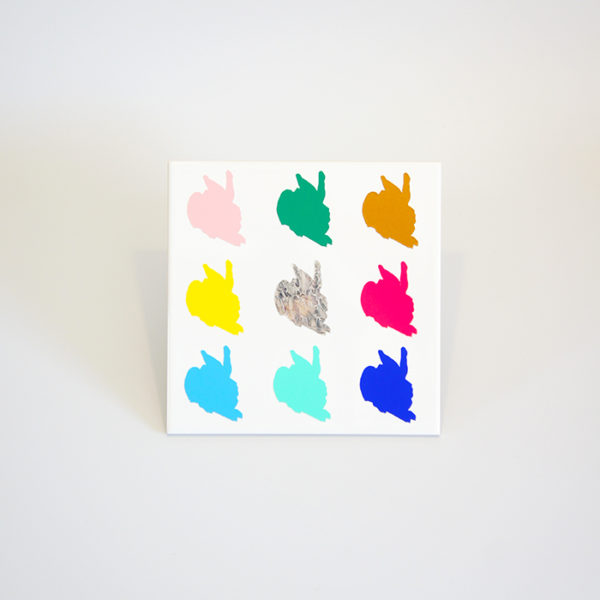 Wilde Häschen - POP ART Fliese Nr. 1