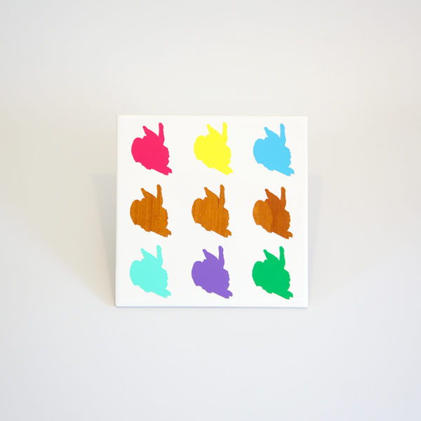 Wilde Häschen - POP ART Bildfliese Nr. 17