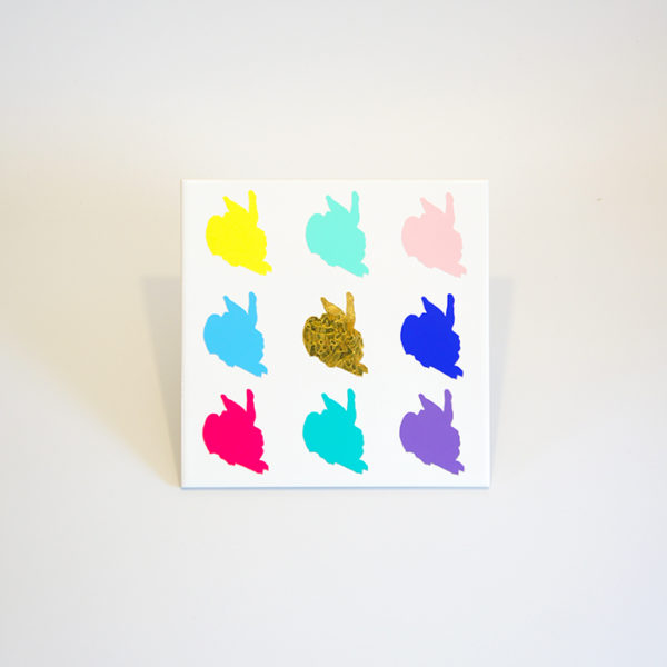 Wilde Häschen - POP ART Bildfliese Nr. 20