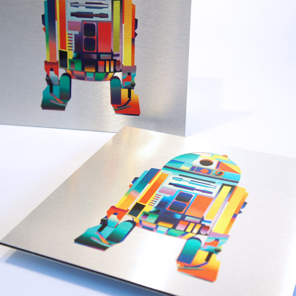 Alu-DIBOND Bild R2D2 Design Nr. 2 – Bild 2