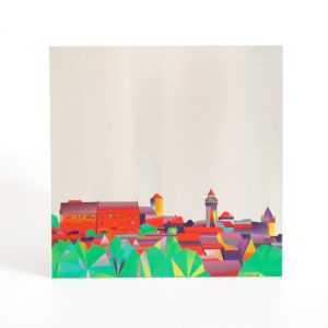 Alu-DIBOND Bild Skyline Kaiserburg Nürnberg