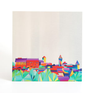 Alu-DIBOND Bild Skyline Kaiserburg Nürnberg