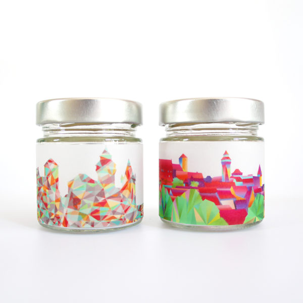 Glas mit Nürnberg Motiven - perfekt für Teelichter – Bild 2
