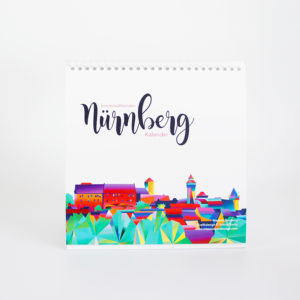 Nürnberg immerwährender Tischkalender 21 x 21 cm