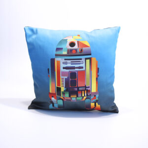 Kissen R2D2 auf blau