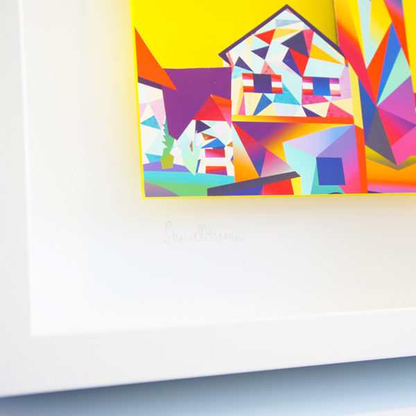 Bild mit Rahmen - Nürnberg NEON artS 3D (neon gelb) – Bild 3
