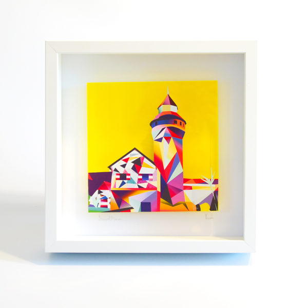 Bild mit Rahmen - Nürnberg NEON artS 3D (neon gelb) – Bild 2