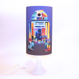 Tischleuchte R2D2 Lounge grau/blau