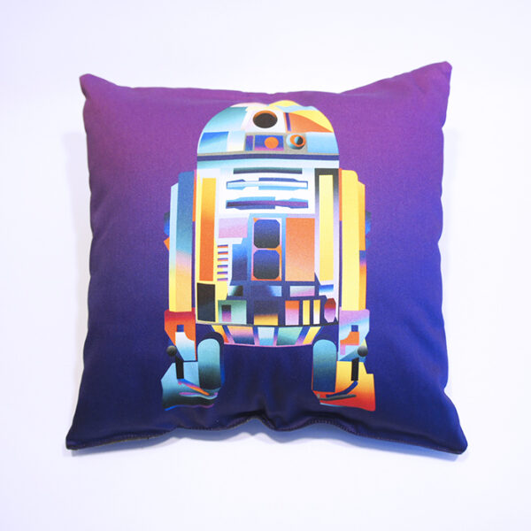 Kissen R2D2 auf lila