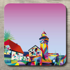Untersetzer POP ART Sinwellturm
