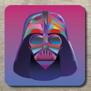 Untersetzer Darth Vader auf pinklila