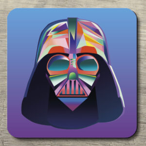 Untersetzer Darth Vader auf blaulila