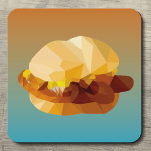 Untersetzer 3 im Weggla auf orangetürkis